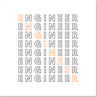 Engineer Posters and Art